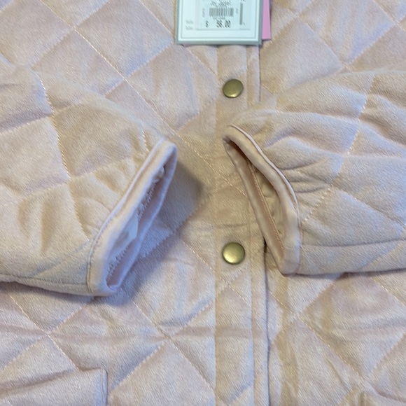 Jen & Co light pink super cute soft snap front jacket - Picture 5 of 11